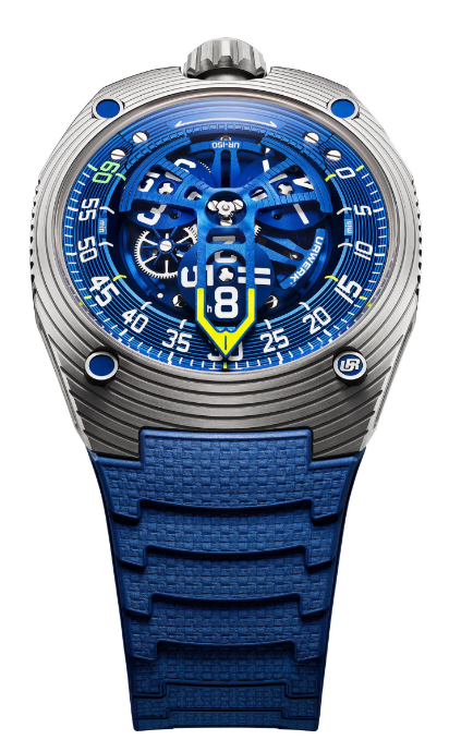 Review Replica Urwerk Watch UR-150 Blue Scorpion